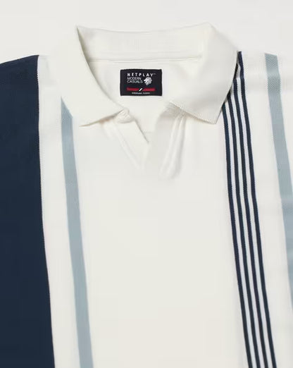 NETPLAY Men Ultimate Striped Slim Fit Polo T-Shirt