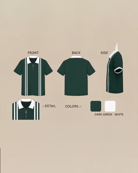 NEONOMAD Men Striped Regular Fit Polo T-Shirt